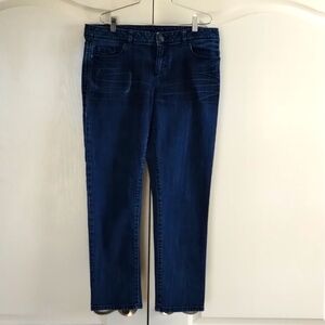 LC Lauren Conrad women's Size 10 Denim Skinny jeans Whiskering  stretch